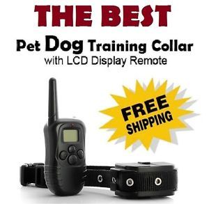 Dog Pet Puppy Bark Remote Training Shock Collar Colar Coller Electronic Electric