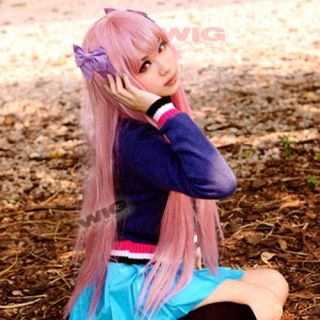 Elfen Lied Long Pink Anime Cosplay Hair Wig