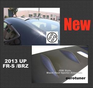 2013 GT86 BRZ FRS Fr s JDM Style ABS Plastic Black Roof Spoiler Antennas Type 2