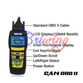U581 OBD OBD2 Can Bus Auto Scanner Live Data Code Reader Diagnostic Cable Tool