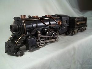 Vintage Prewar American Flyer O Gauge 420 Steam Engine Copper Detail Toy Train