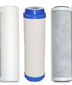 3 Stage HMA Heavy Metal Reduction Water Filter System Replacement Cartridges