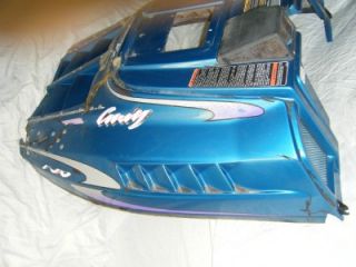 97 Polaris Indy 700 SKS RMK Euro Snowmobile Motor Engine Cover Body Nose Hood