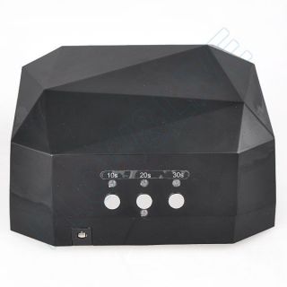 New Black 2 in 1 110V 36W LED UV Gel Curing Dryer Manicure Nail Art Lamp Tool