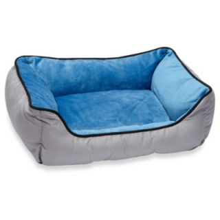 Small Self Warming Lounge Sleeper in Grey/Blue