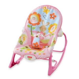 Fisher Price® Pink Bunny Infant to Toddler Rocker