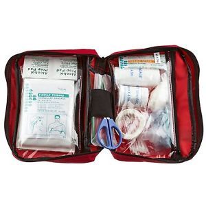 62 Piece Roadpro First Aid Kit with Elastic Bandages Gauze Pads Much More