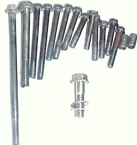 83 Honda XL600R XL 600 R Engine Motor Cylinder Head Cover Bolts Screws