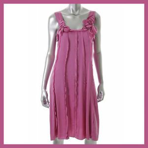 Elie Tahari • Pink Silk Estella Dress • US 12 UK 16 It 48 • • $398
