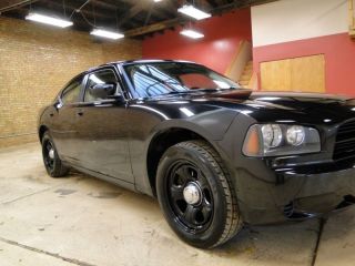 2008 Dodge Charger Police 3 5L H O V6 Black Clean Well Kept Low Price