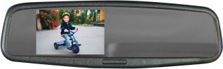 New Audiovox LCDM40A 4" Screen Rearview Mirror Monitor w Buil in Speaker