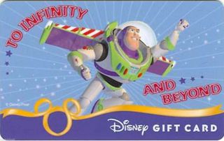 New Disney Buzz Lightyear Toy Story Collectible Gift Card No Cash Value