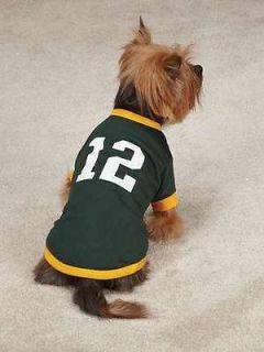 Aaron Rogers Color Number Jersey for Dogs Green Bay Packers Dog Jersey $0 SHIP
