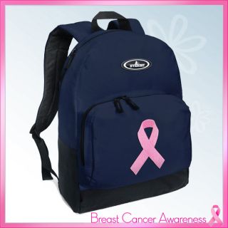 Breast Cancer Support Pink Ribbon Backpack Backpacks