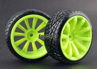 4pcs RC Hard Tires Tyre Wheel Rim Fit HSP HPI 1 10 on Road Drift Car 603 6013
