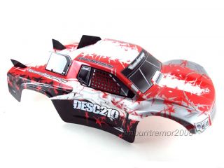 New Team Durango DESC210 Short Course Factory Painted RTR Body Set Red 402016