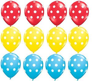 Polka Dot Latex Balloons