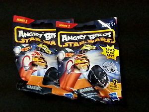 2X Angry Birds Star Wars 2 Figures Mystery Bag Value Pack Series 1 Wave New Seal