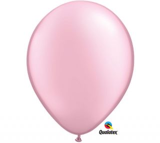 Pearl Pink 11" Balloons Shower Wedding Prom Birthday Baby Sweet 16 Free Ribbon