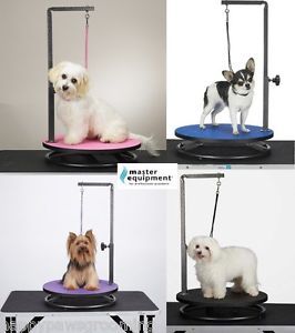 Master Equipment Round Rotating Small Pet Dog Cat Grooming Table Arm Clamp Loop