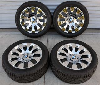 18" BMW 7 Series Brand New Chrome Wheels Tires