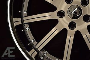 19 inch Lexus IS250 IS300 is350 Wheels Rims and Tires RW3 Black CL