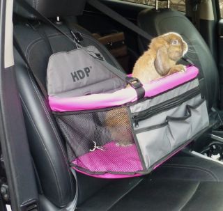 HDP Car Deluxe Lookout Pet Booster Car Seat Seat Dog Travel Pink