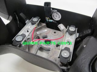 2005 2007 Chevy GMC Hummer Black Leather Steering Wheel w Switches New