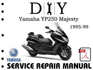 Yamaha Majesty Scooter YP250 1995 99 Service Repair Shop Manual PDF
