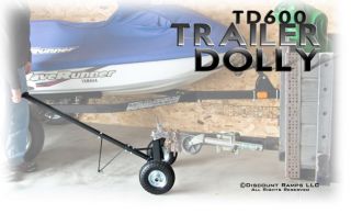 600 lb Trailer Dolly Hitch Ball Boat Jet Ski Utility TD 600