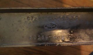 1967 67 1968 68 Mustang Console Radio Plate Original Ford Part