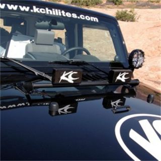 KC Hilites 7409 Hood Mount Light Bar for Jeep JK Wrangler Rubicon Unlimited