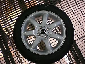 Mini Cooper 16" Winter Goodyear Tire and Rim R94 Bridge Spoke 195 55R16 New