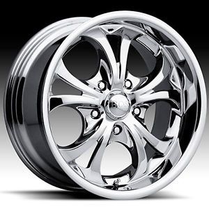 18 x9 Boss 304 3046 Chrome Wheels Rims 5 6 8 Lug