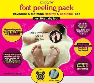 Kocostar Foot Peeling Pack from Korea Health Beauty Skin Care for Feet