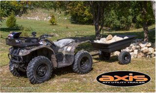 10 CU ft ATV Garden Tractor Lawn Mower Yard Utility Dump Trailer Mulch UTV Cart