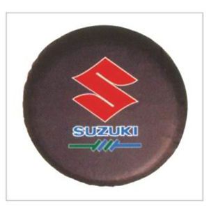 Suzuki 27" Soft Leather Spare Tire Cover Fit Grand Vitara w Logo Wheel Tyre