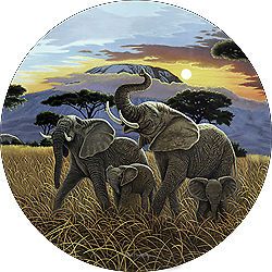 Elephants Custom Spare Tire Cover Wheel Cover