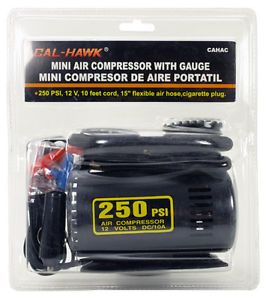 Ford Chevy Car Truck Tires 12V Mini Portable Tire Air Compressor Kit Pressure