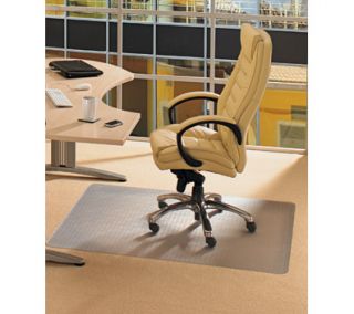 Floortex EcoTex Revolutionmat Recycled Chair Mat for Hard Floors, Slightly Tinted