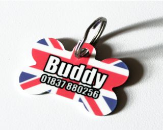 Cool Custom Personalised Pet Dog Name ID Tag for Collar