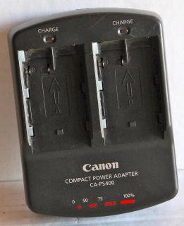 Canon CA PS400 Dual Battery Charger for G Series Pro 1 and Pro 90 Digital Came