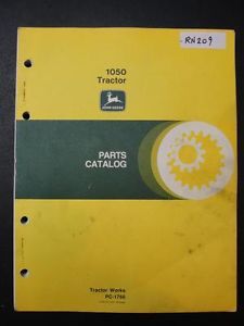 John Deere 1050 Tractor Parts Manual Book Catalog PC1766