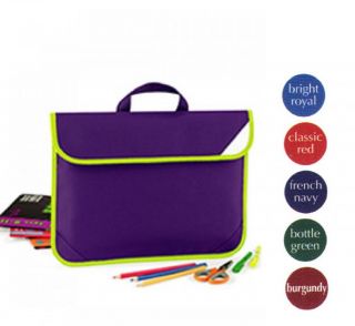 Kids Boys Girls School Bags Enhanced Vis Reflective Panel Book Bag