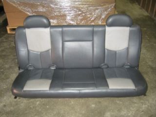 99 06 GMC Sierra Chevy Silverado Z71 Extended Cab Gray Leather Bucket Seats