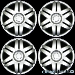 4 New Silver 15" Hub Caps Fits 1983 Current Toyota Camry Wheel Covers Set