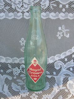 Old Vintage RC Royal Crown Cola Beverages Soda Pop Bottle 12 FL Oz