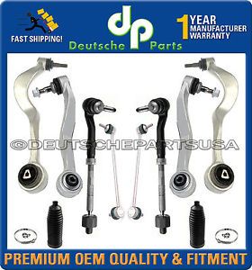 BMW E60 Control Arm Arms Ball Joint Joints Steering Tie Rod Rods Rack Boot Kit