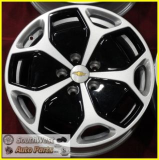 2012 Chevy Volt 17" Silver Wheels w Inserts Factory Take Off Rims Set 5517