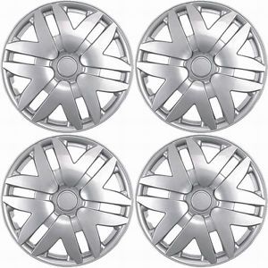 4 Piece Set Silver ABS Fits 2004 2005 2006 2007 Toyota Sienna 16" Wheel Hub Caps